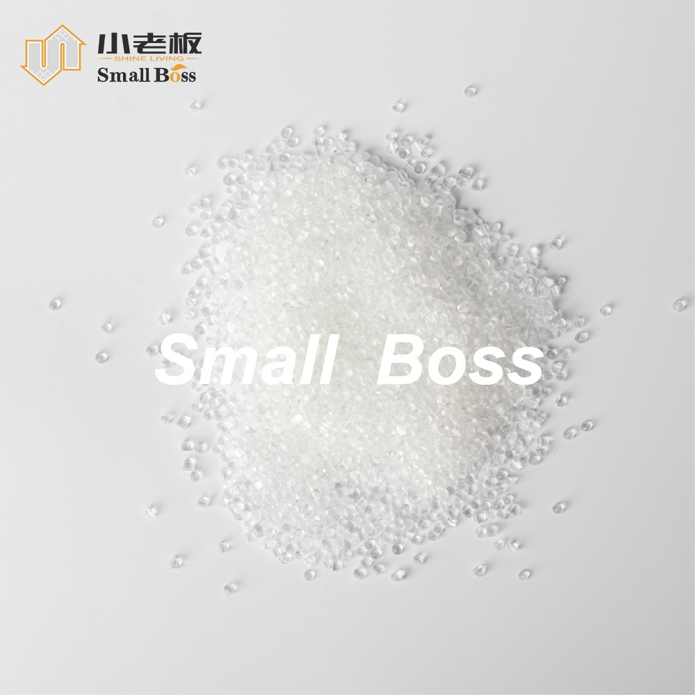 High toughness transparent rigid PVC Compound for magnetic strips and chip cards