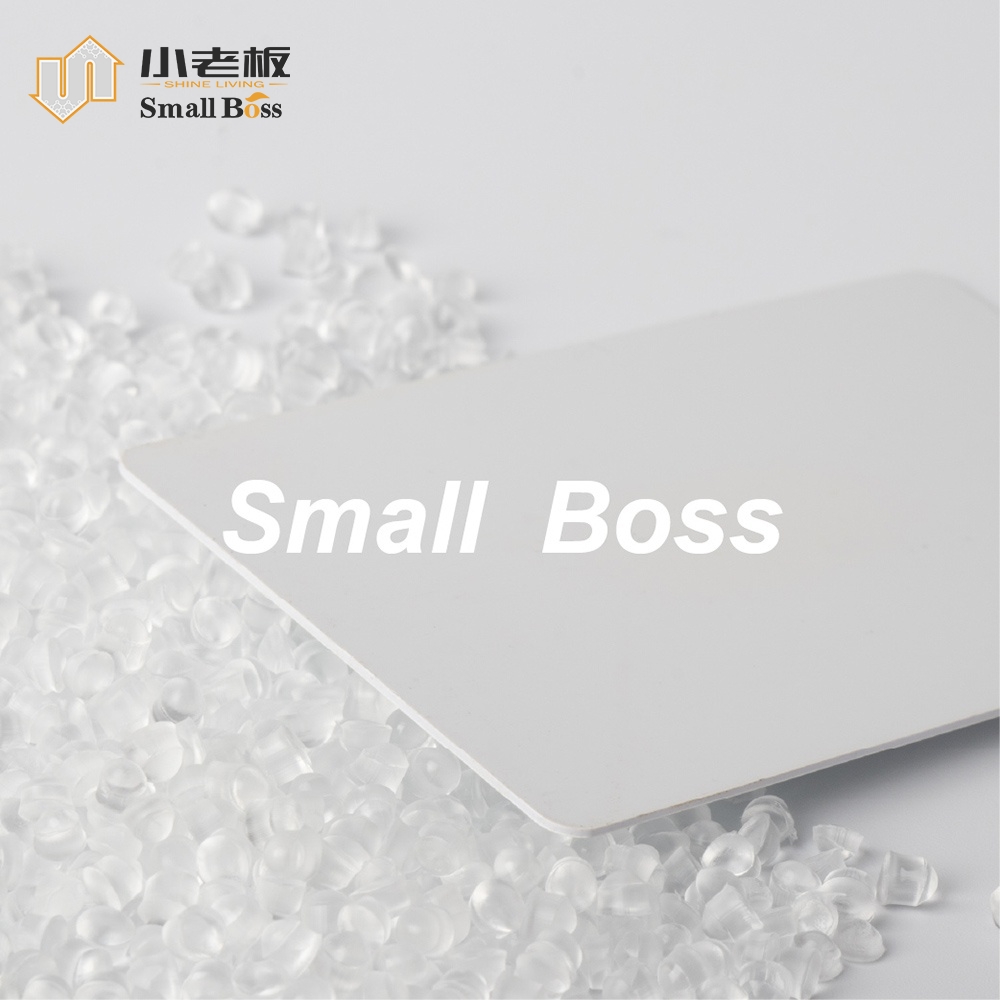 High toughness transparent rigid PVC Compound for magnetic strips and chip cards