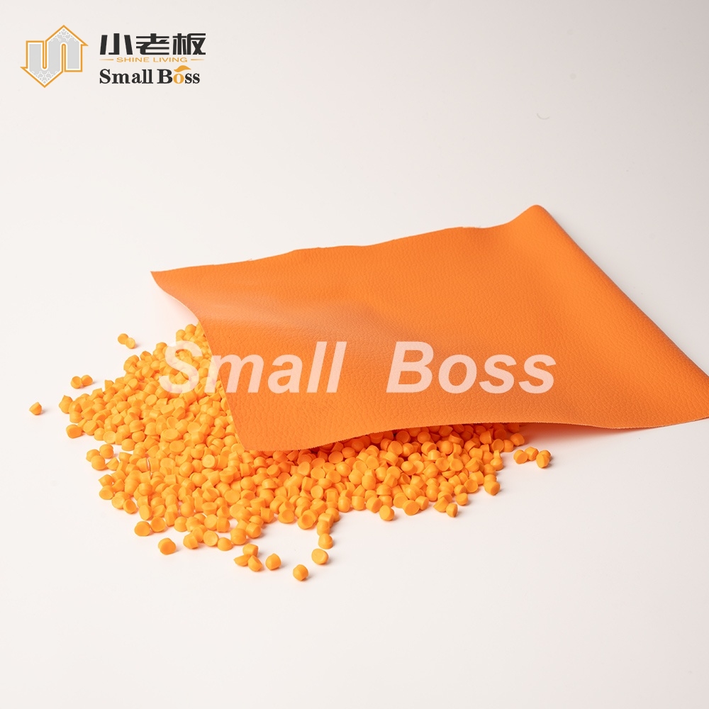 Low odor, wear resistant soft PVC Compound for furniture leather